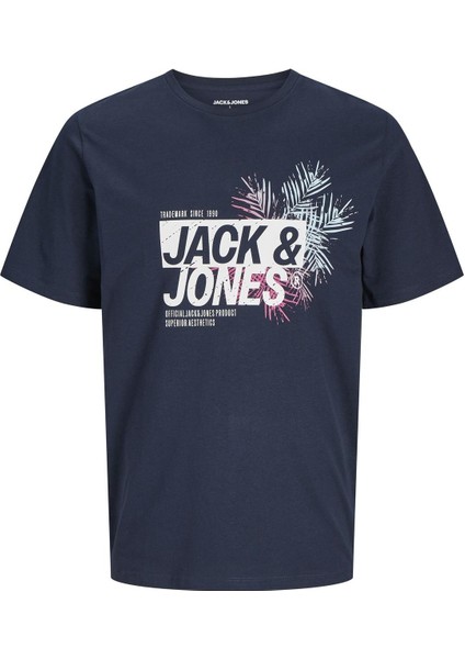 Jack & Jones Erkek Basic Tişört – %100 Pamuk, Jjjaxon Modeli