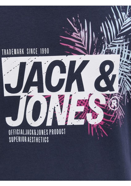 Jack & Jones Erkek Basic Tişört – %100 Pamuk, Jjjaxon Modeli