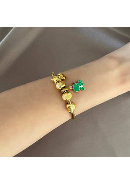 Yazılı Kalp Charm'lı Bileklik fırsatları