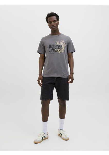 Jack & Jones Erkek Basic Tişört – %100 Pamuk, Jjjaxon Modeli