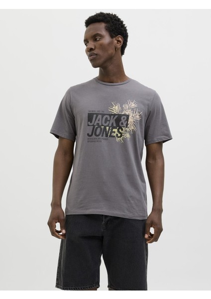 Jack & Jones Erkek Basic Tişört – %100 Pamuk, Jjjaxon Modeli