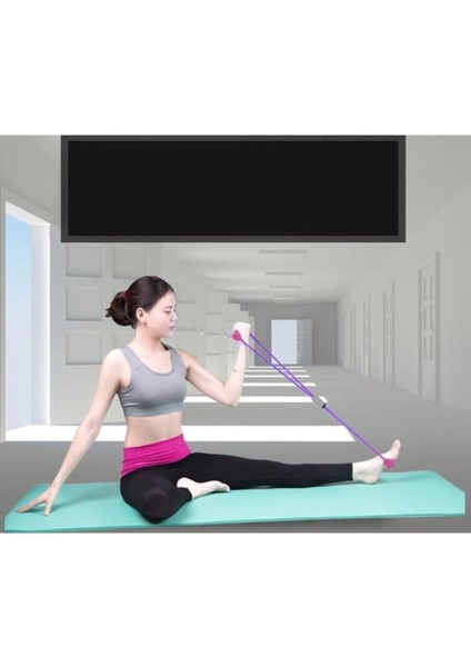 Pilates Yoga Egzersiz Direnç Lastiği Vücut Şekillendirici Spor Aleti Egzersiz Aleti 1 Adet fırsatları