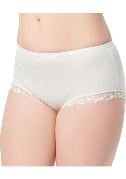 12' Li Bayan Işık Dantelli Bato Bikini Külot 0948