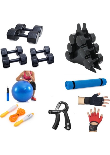 Ps Spor 3 Set Dambıl + Spor Seti ( Ürün Özelliğini Okuyun )