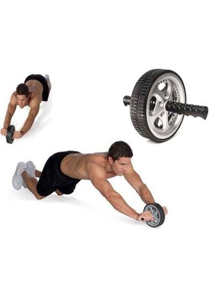 Vücut Geliştirme Karın Tekerlek Egzersiz Kası Gelştirici Fitness Ev Jimlastik Aleti