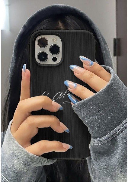 iPhone 15 Pro Max Uyumlu Atatürk Imza Desenli Telefon Kılıfı #4