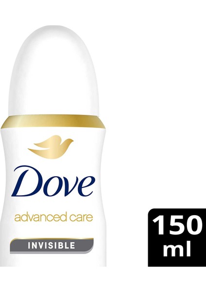 Kadın Sprey Deodorant Invisible Dry 1/4 Nemlendirici Krem Etkili 150 ml