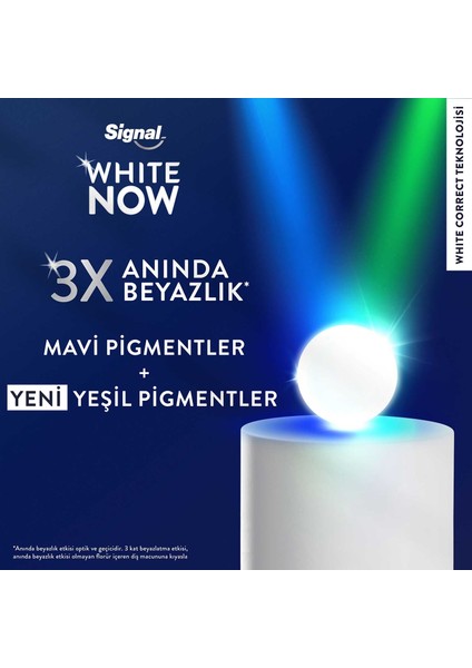 White Now 2'li Seyahat Seti Diş Macunu 16 ml x2 + Diş Fırçası x2