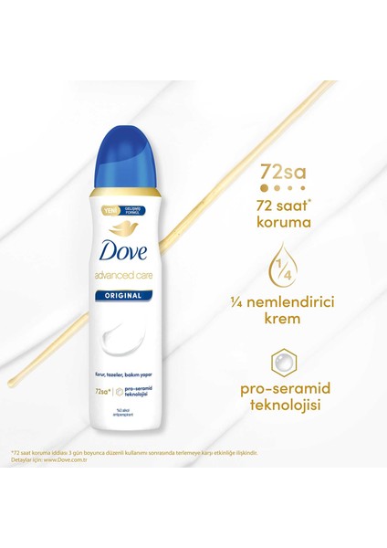Kadın Sprey Deodorant Original 150 Ml X3
