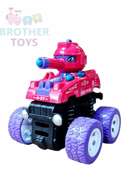 Füze Atan Oyuncak 1 Adet 4x4 Arazi Aracı Mermi Fırlatan Sürmeli Tank Araba 9 Cm. fırsatları