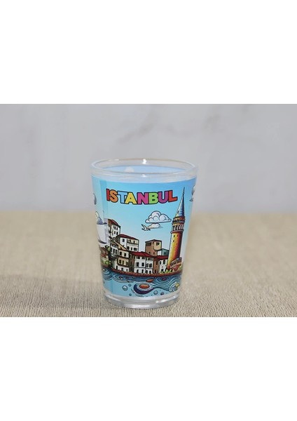 Istanbul Temalı Cam Shot Bardak ALK4358