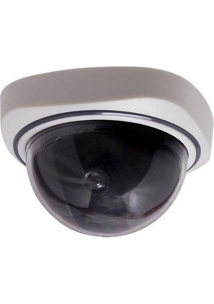 Powermaster PM-1200 Maket Dome Dummy Kamera Kırmızı Ledli Pilli Sah Te Caydırıcı Kamera