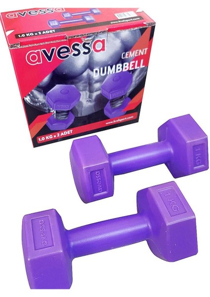 1 kg Dambıl Set 2 Adet Toplam 2 kg