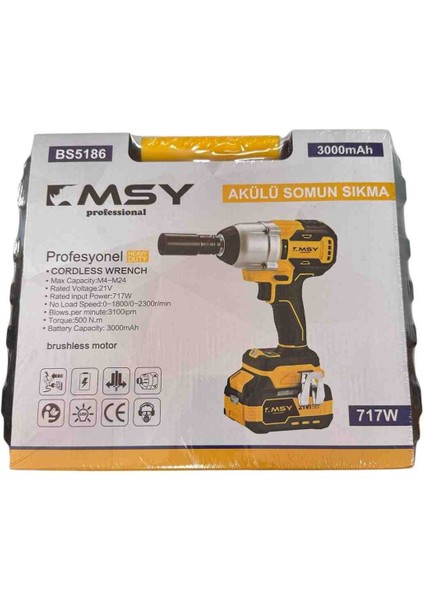 Akülü Somun Sökme ve Vidalama 500NM modelleri