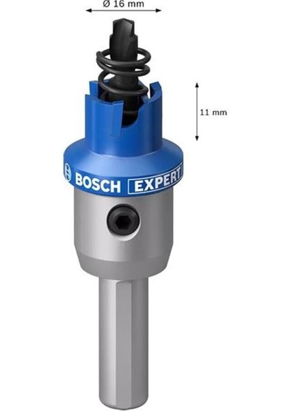 Expert 16 mm Elmaslı Inox Panç Adaptörlü 2608901399 fiyatları