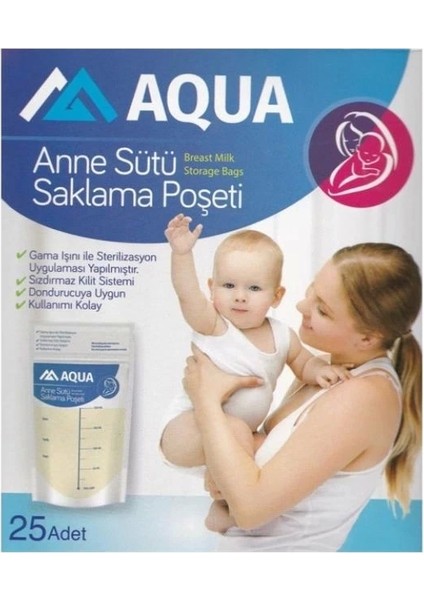 Aqua Süt Saklama Poşedi