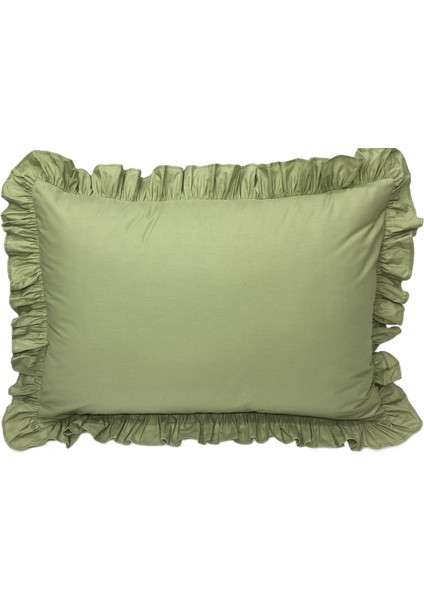 %100 Pamuklu Fırfırlı Yastık Kılıfı 50X70 cm (1 Adet)