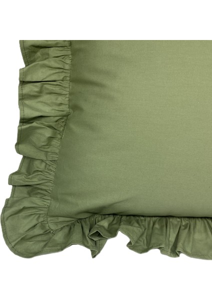%100 Pamuklu Fırfırlı Yastık Kılıfı 50X70 cm (1 Adet) fiyatları