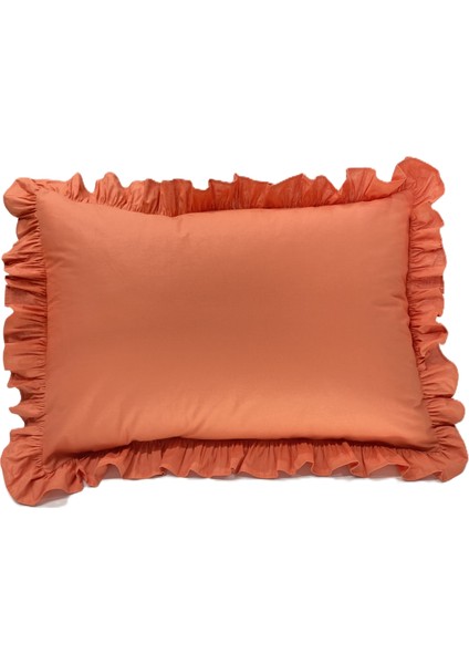 %100 Pamuklu Fırfırlı Yastık Kılıfı 50X70 cm (1 Adet)