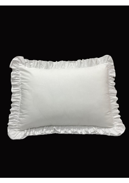 %100 Pamuklu Fırfırlı Yastık Kılıfı 50X70 cm (1 Adet)