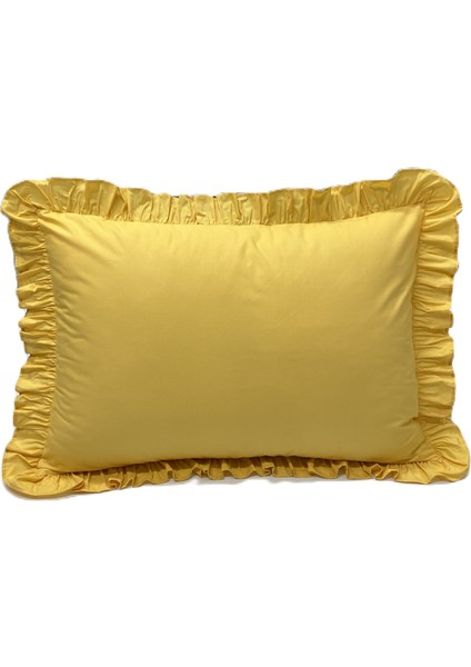 %100 Pamuklu Fırfırlı Yastık Kılıfı 50X70 cm (1 Adet)