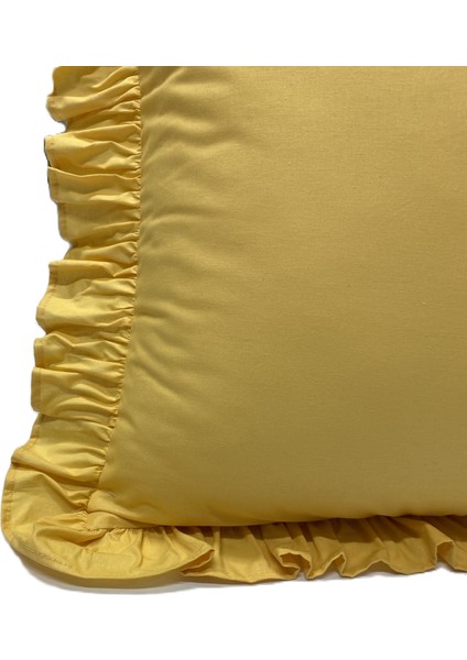 %100 Pamuklu Fırfırlı Yastık Kılıfı 50X70 cm (1 Adet) fiyatları