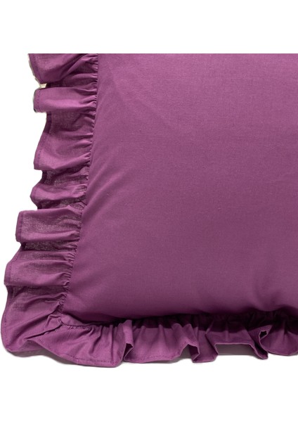%100 Pamuklu Fırfırlı Yastık Kılıfı 50X70 cm (1 Adet) fiyatları