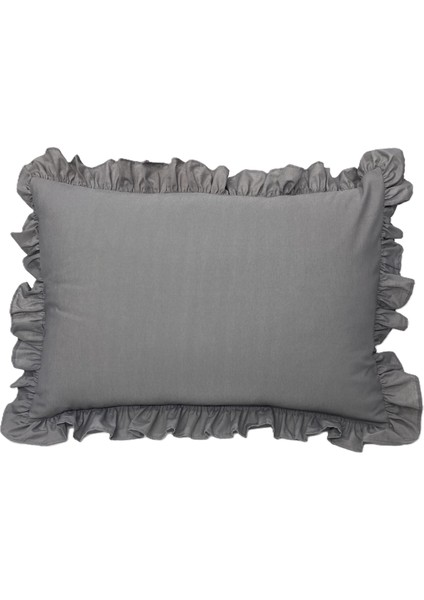 %100 Pamuklu Fırfırlı Yastık Kılıfı 50X70 cm (1 Adet)
