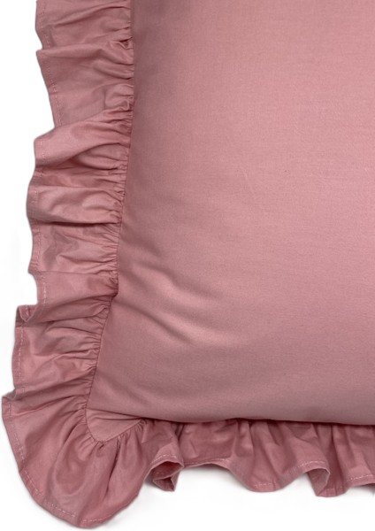 %100 Pamuklu Fırfırlı Yastık Kılıfı 50X70 cm (1 Adet) fiyatları