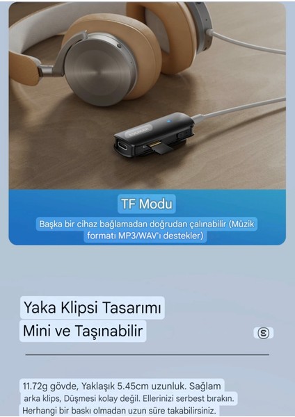 BT09 Bluetooth 5.3 Araç Kiti Çok Fonsiyonlu 3.5mm Ses Aux Jack Klipsli Orjinal Yeni Nesil Son Teknoloji Ses Müzik Araba Hoparlörleri Kulaklık Düşük Gecikme Yüksek Performanslı