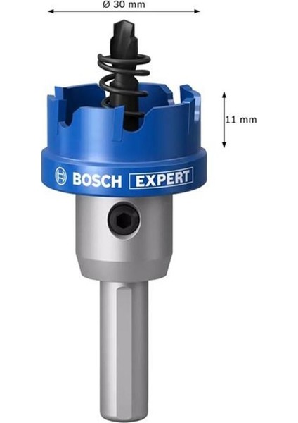 Expert 30 mm Elmaslı Inox Panç Adaptörlü 2608901413