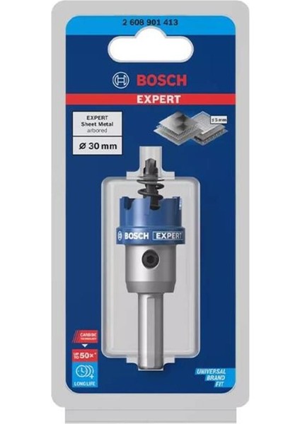 Expert 30 mm Elmaslı Inox Panç Adaptörlü 2608901413