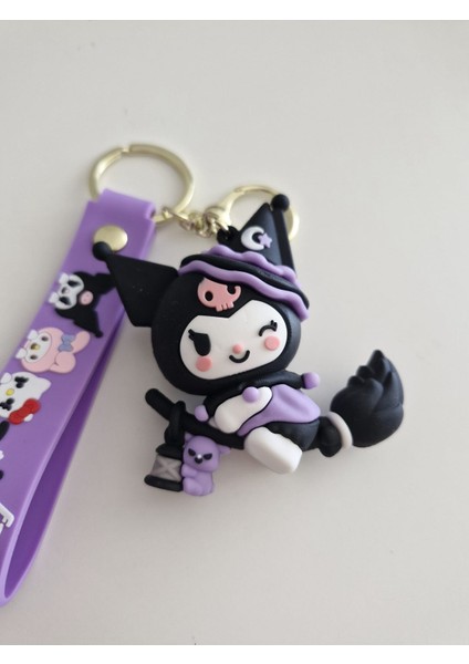 Kuromi Mor-Siyah Anahtarlık 1 Adet fiyatları