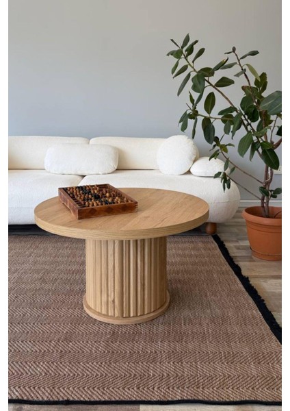 Pera Sisal Yıkanabilir Dokuma Kaymaz Taban Kahverengi Halı Yolluk Kilim