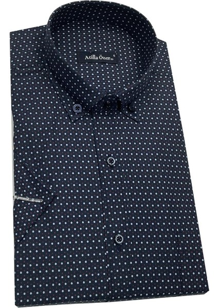 Kısa Kol Klasik Erkek Gömlek 7308 fiyatları