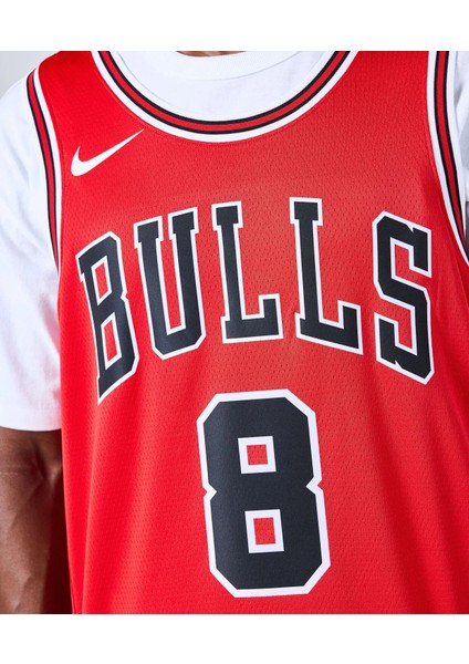 Chicago Bulls Dri-Fit Swingman Nba Erkek Kırmızı Basketbol Forma DN2000-657
