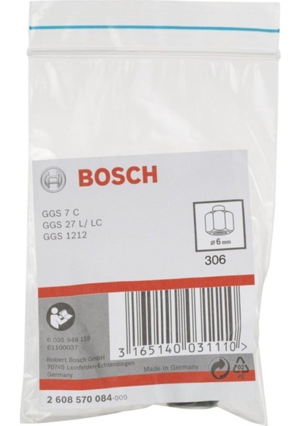 Ggs 7c-27 L/c Sıkma Somunlu Penset 6 mm