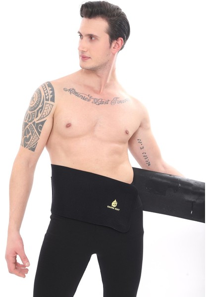 Unisex Termal Bel Korse %100 Sauna Terleme Kemeri Bel ve Göbek Bölgesinde Etkili