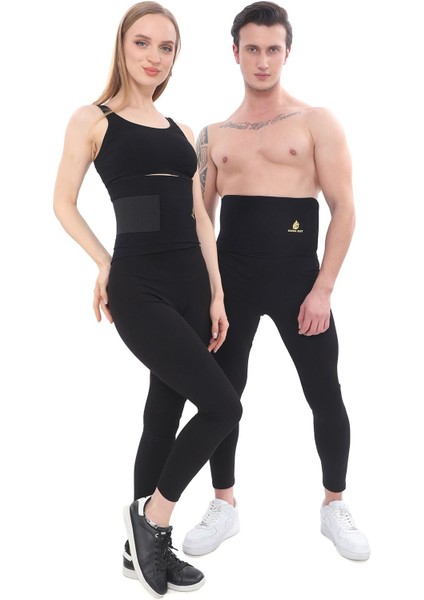 Unisex Termal Bel Korse %100 Sauna Terleme Kemeri Bel ve Göbek Bölgesinde Etkili