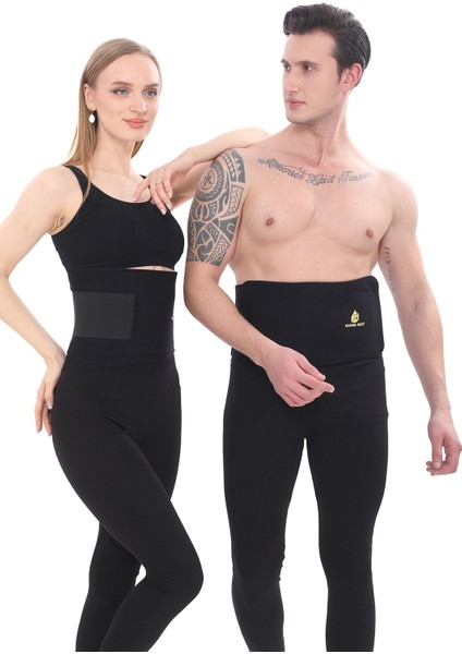 Unisex Termal Bel Korse %100 Sauna Terleme Kemeri Bel ve Göbek Bölgesinde Etkili