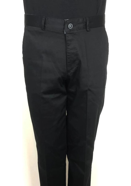 Fistan Store Erkek Siyah Klasik Kesim Rahat Kalıp Boru Paça Yandan Cepli Yazlık Keten Pantolon fiyatları