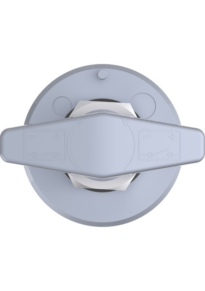 Çevirmeli Metal Akü Devre Kesici Şalter - 12/24/48V 250A