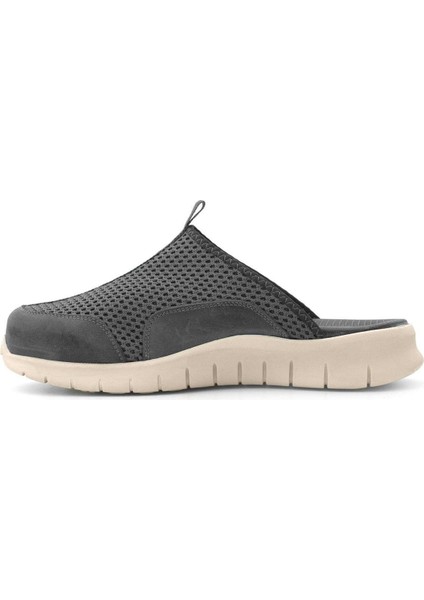 Medikal Koyu Gri Krem Tabanlı Comfort Spor Terlik indirimleri