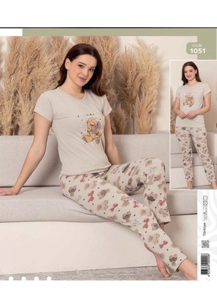 Kadın Ikili Pijama Takımı