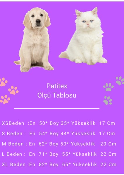 Iç ve Dış Mekan Kedi Köpek Yatağı