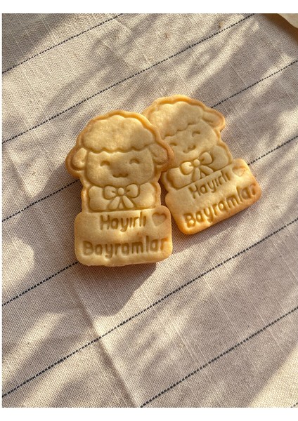 Kurban Bayramı Tasarımı Hayırlı Bayramlar (Kuzucuklu) Kurabiye Kalıbı