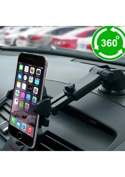 Uzayabilen Vantuzlu Araç Telefon Tutucu – Akrobat Model
