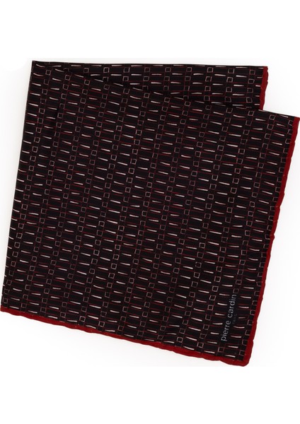 Erkek Bordo Desenli Mendil 50316437-900