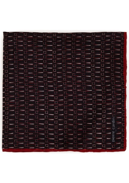 Erkek Bordo Desenli Mendil 50316437-900