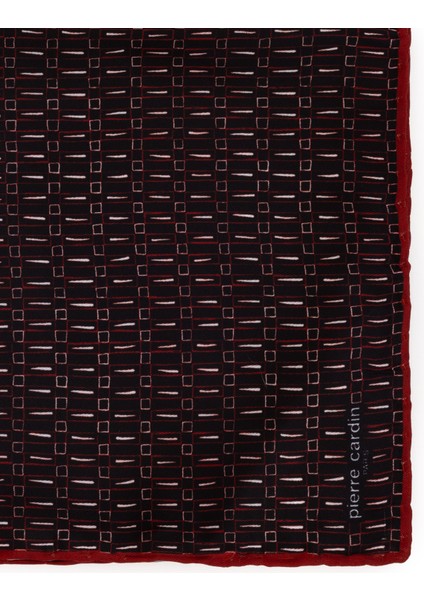 Erkek Bordo Desenli Mendil 50316437-900